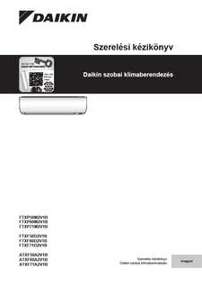 ATXF50-71A.FTXF50-71D.FTXP-M _Installation manual_3PHU697800-1A_Hungarian download